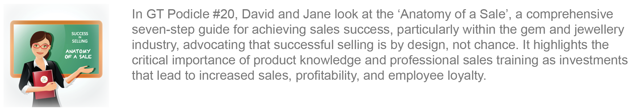The Anatomy of a Sale