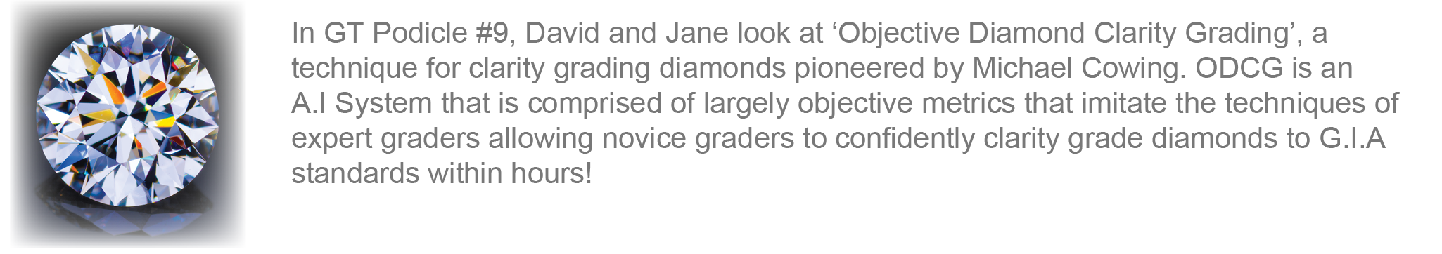 Objective Diamond Clarity Grading
