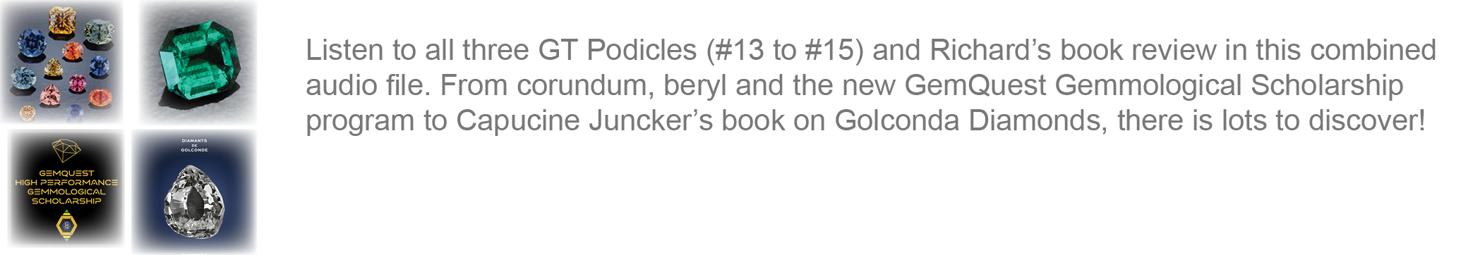 GT Podicles #13 through #15